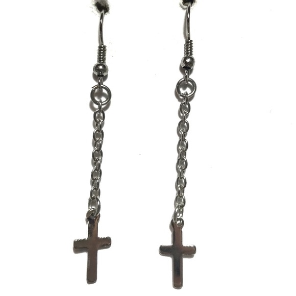 Charlotte Russe Jewelry - 3 for $15 🪐 Long cross earrings